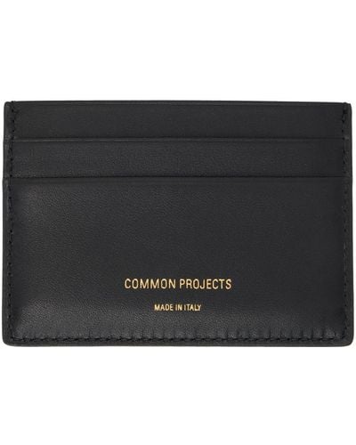 Common Projects ロゴ刻印 カードケース - ブラック