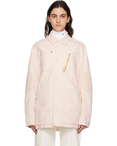 Objects IV Life Spread Collar Jacket - Natural