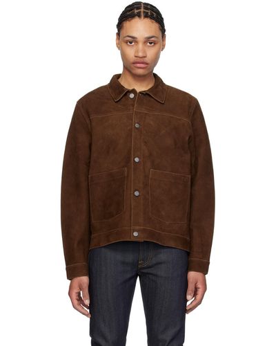 Nudie Jeans Dante Leather Jacket - Brown