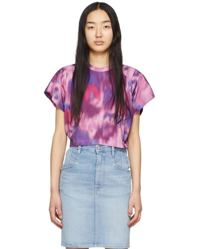 Isabel Marant T-shirt zilia e en coton bio - Violet