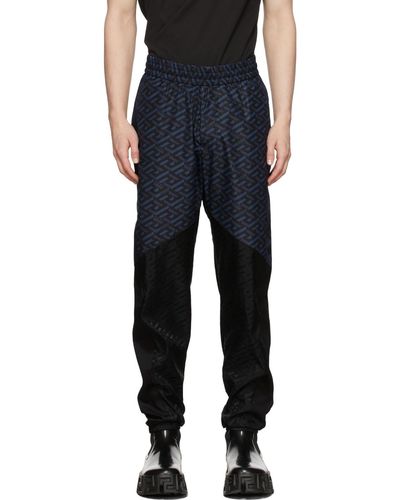 Versace ブルー トラック パンツ