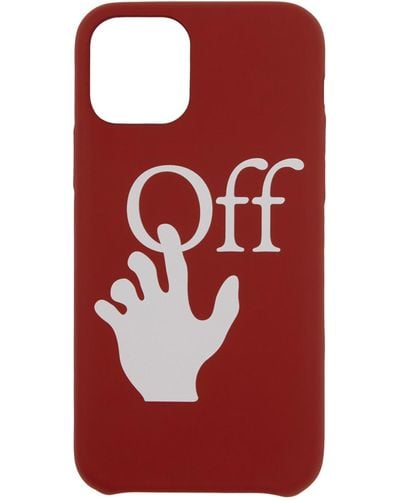 Off-White c/o Virgil Abloh Off- Hands Off Iphone 11 Pro Case - Red