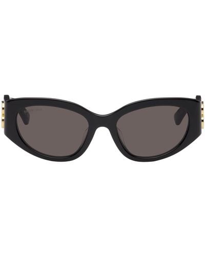 Balenciaga Black Bossy Round Af Sunglasses