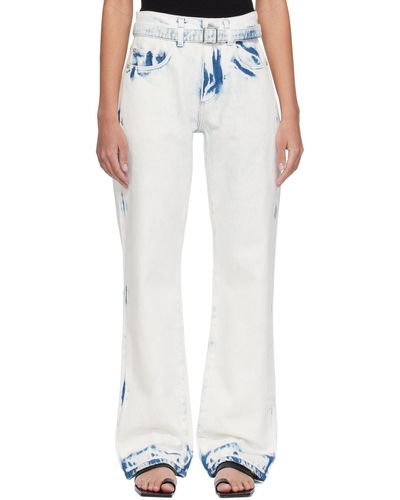 Proenza Schouler Indigo Ellsworth Jeans - White