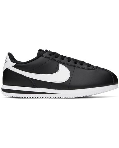 Nike Black & White Cortez Sneakers