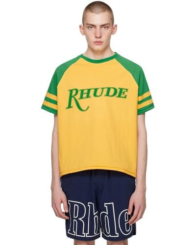 Rhude San Paulo T-shirt - Yellow