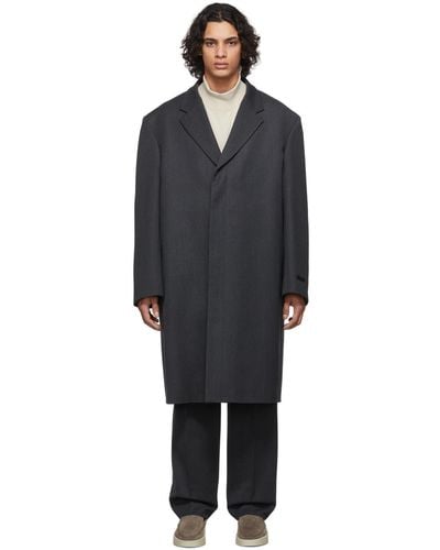 Fear Of God Grey Chesterfield Coat