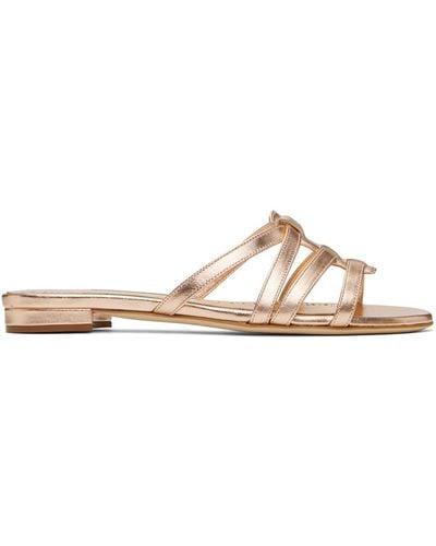 Manolo Blahnik Copper Riran Sandals - Black