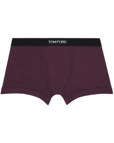 Tom Ford Purple Classic Fit Boxer Briefs