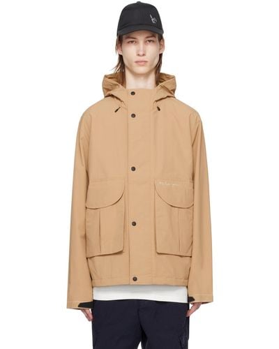 PS by Paul Smith Beige Fishing Jacket - Natural