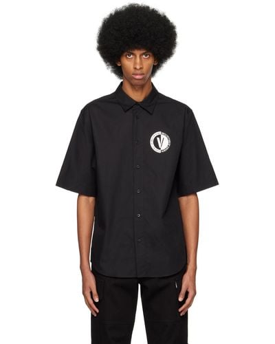 Versace Black V-emblem Shirt