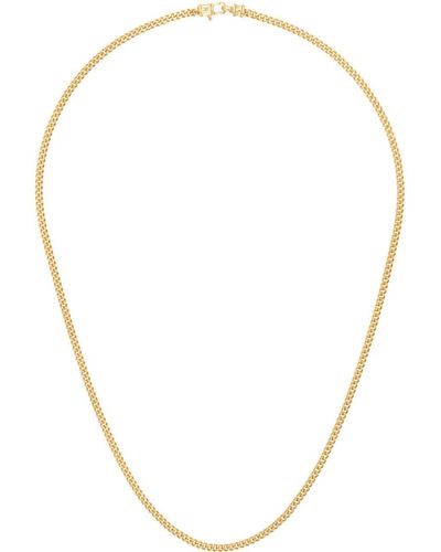 Tom Wood Gold Curb Chain M Necklace - Multicolor
