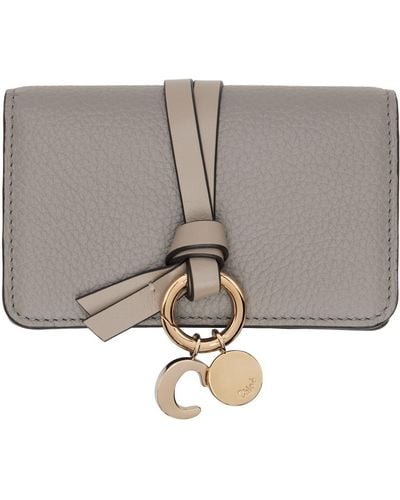 Chloé Grey Alphabet Card Holder