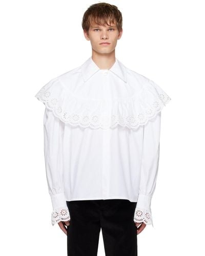 MERYLL ROGGE Ruffled Shirt - White
