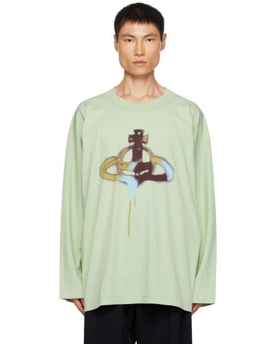 Vivienne Westwood Green Fresh Long Sleeve T-shirt