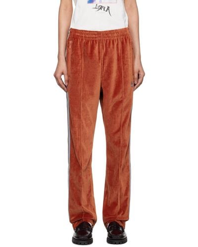 Needles Narrow Track Trousers - Red