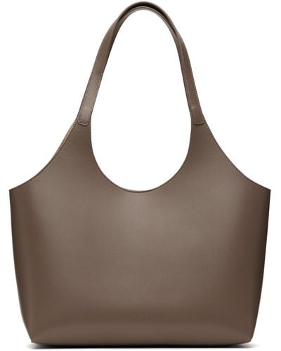 Aesther Ekme Taupe Cabas Tote - Brown