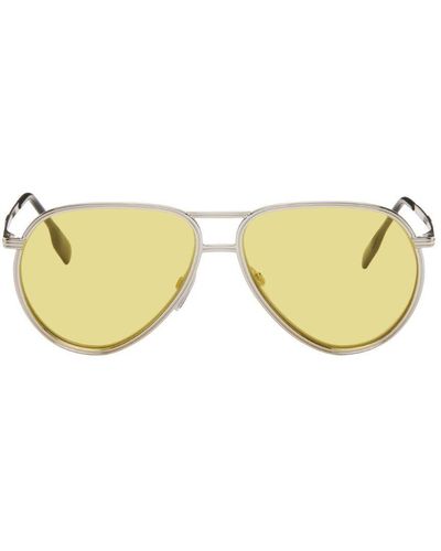 Burberry Aviator Sunglasses - Yellow