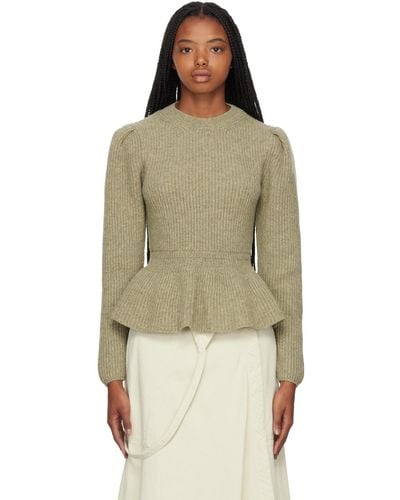 Lemaire Peplum Sweater - Multicolor