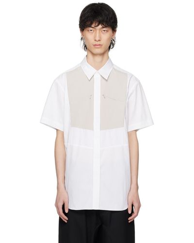 Fumito Ganryu Kinetic Bosom Shirt - White