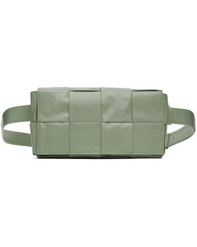 Bottega Veneta Green Mini Cassette Belt Bag
