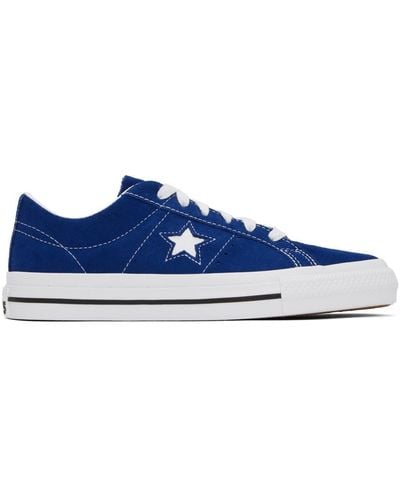 Converse Baskets one star pro bleues