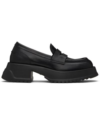 Marni Pinched Seam Loafers - Black