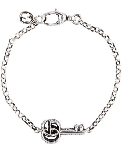 Gucci gg Marmont Key Bracelet - Black