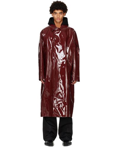 1017 ALYX 9SM Burgundy Scout Coat - Red