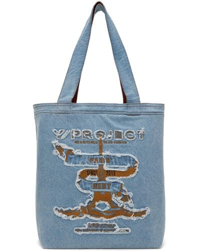 Y. Project Paris' Best Tote - Blue