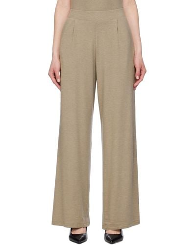 Leset Taupe Lauren Lounge Trousers - Natural