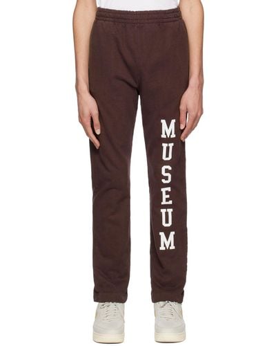 Museum of Peace & Quiet Museum Of Peacequiet Varsity Lounge Trousers - Brown