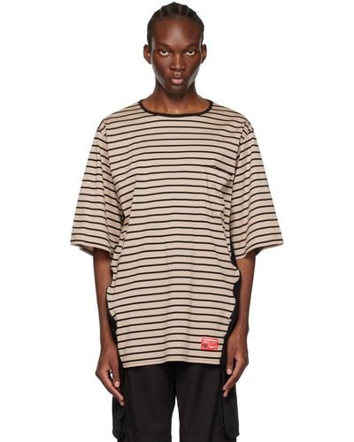 Undercoverism Striped T-shirt - Black