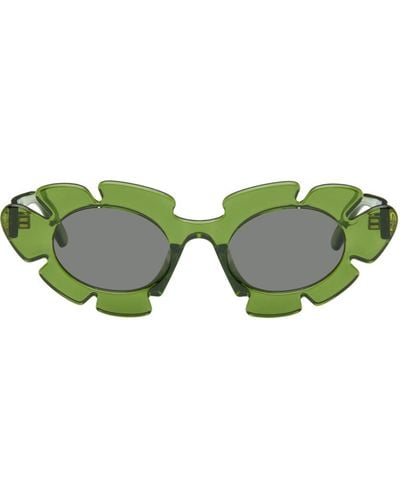 Loewe Green Flower Sunglasses