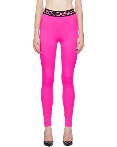 Dolce & Gabbana Trousers > leggings - Rose