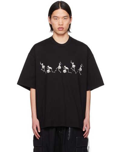 Mastermind Japan Print T-Shirt - Black