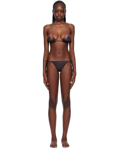 Jean Paul Gaultier Bikini 'the ebony body tattoo' brun - Noir