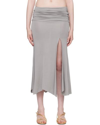 GIMAGUAS Gilda Midi Skirt - Grey