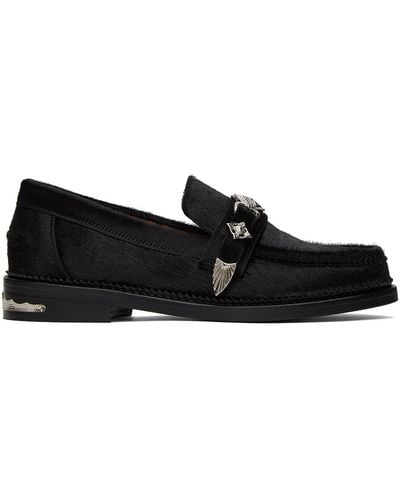 Toga Virilis Ssense Exclusive Fur Loafers - Black
