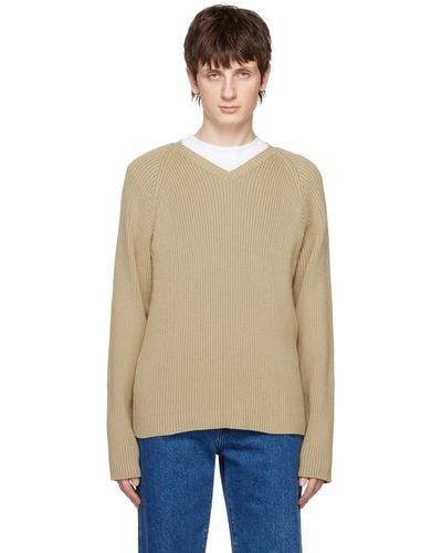 The Row Beige Tomas Jumper - Natural