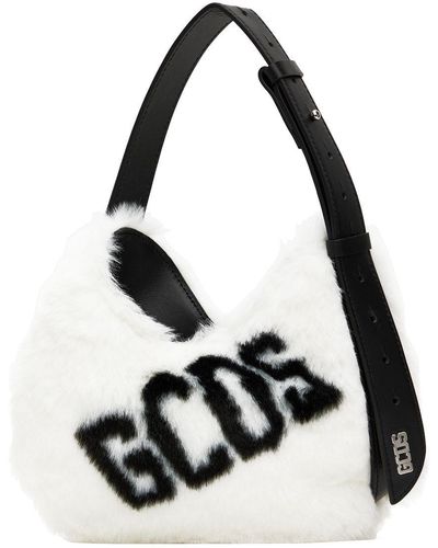 GCDS BRICK TWIST SHOULDER BAG - Across body bag - black 