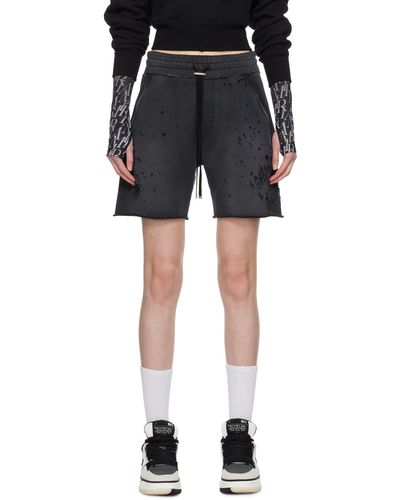 Amiri Black Shotgun Shorts