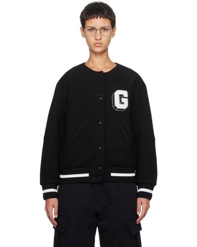 Givenchy G パッチ ボンバージャケット - ブラック