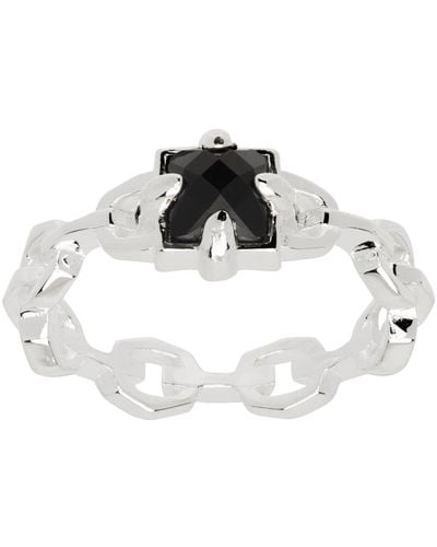 Stolen Girlfriends Club Four Point Talon Ring - White