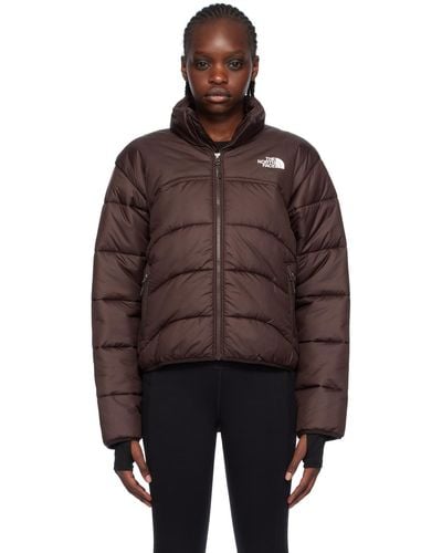 The North Face Burgundy 2000 Puffer Jacket - Brown