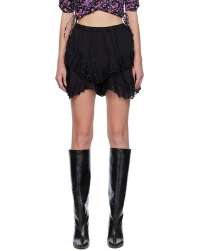 Isabel Marant Kaddy Miniskirt - Black