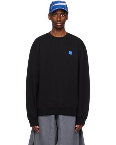Adererror Significant Crewneck Sweatshirt - Black