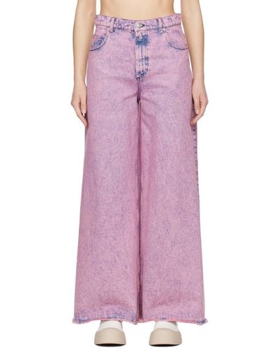 Marni Flared Jeans - Pink