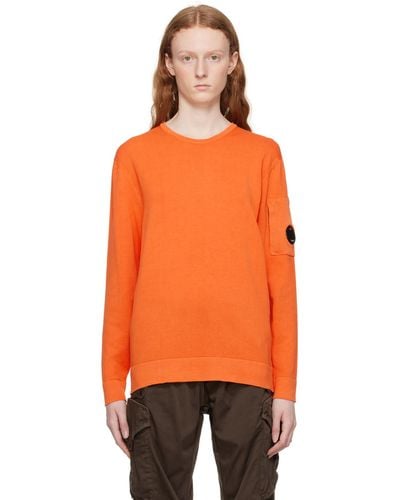 C.P. Company C.p. Company Orange Crewneck Sweater