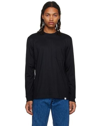 Norse Projects Johannes Long Sleeve T-shirt - Black